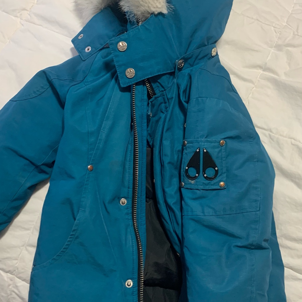 Kids Mooseknuckle Winter Jacket.